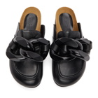 JW Anderson Black Chain Loafers