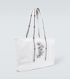 Bode Laundry embroidered canvas tote bag