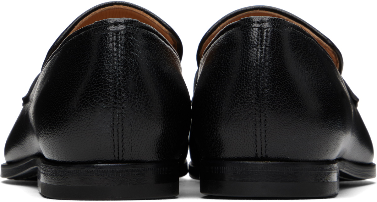 A.P.C. Black Anastasia Barbieri Edition Leather Loafers