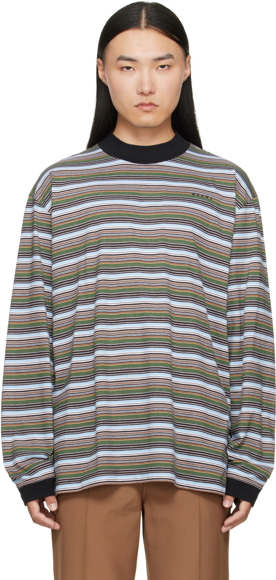 Marni Multicolor Striped T-shirt