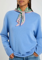 Coach Andrea Patterned Silk Triangle Scarf - Green - One Size