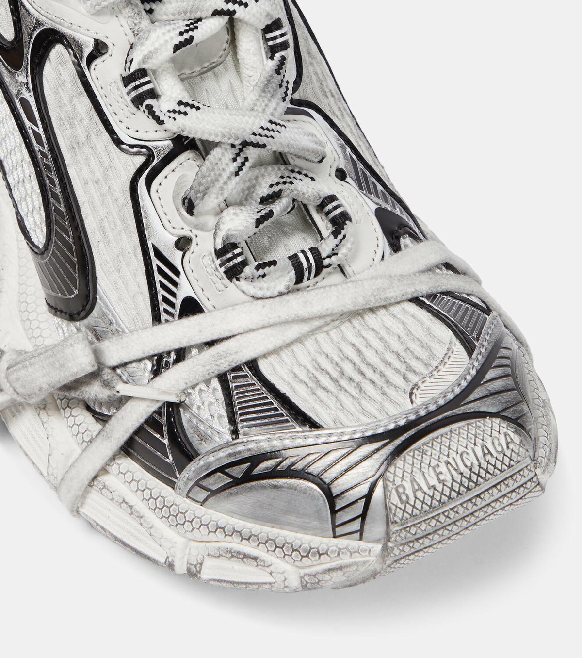 ★BALENCIAGA★ 3XL SNEAKERS WHITE BLACK Balenciaga 3xl Sneaker in Eggshell & Black | FWRD