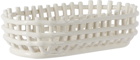 ferm LIVING Off-White Ceramic Basket