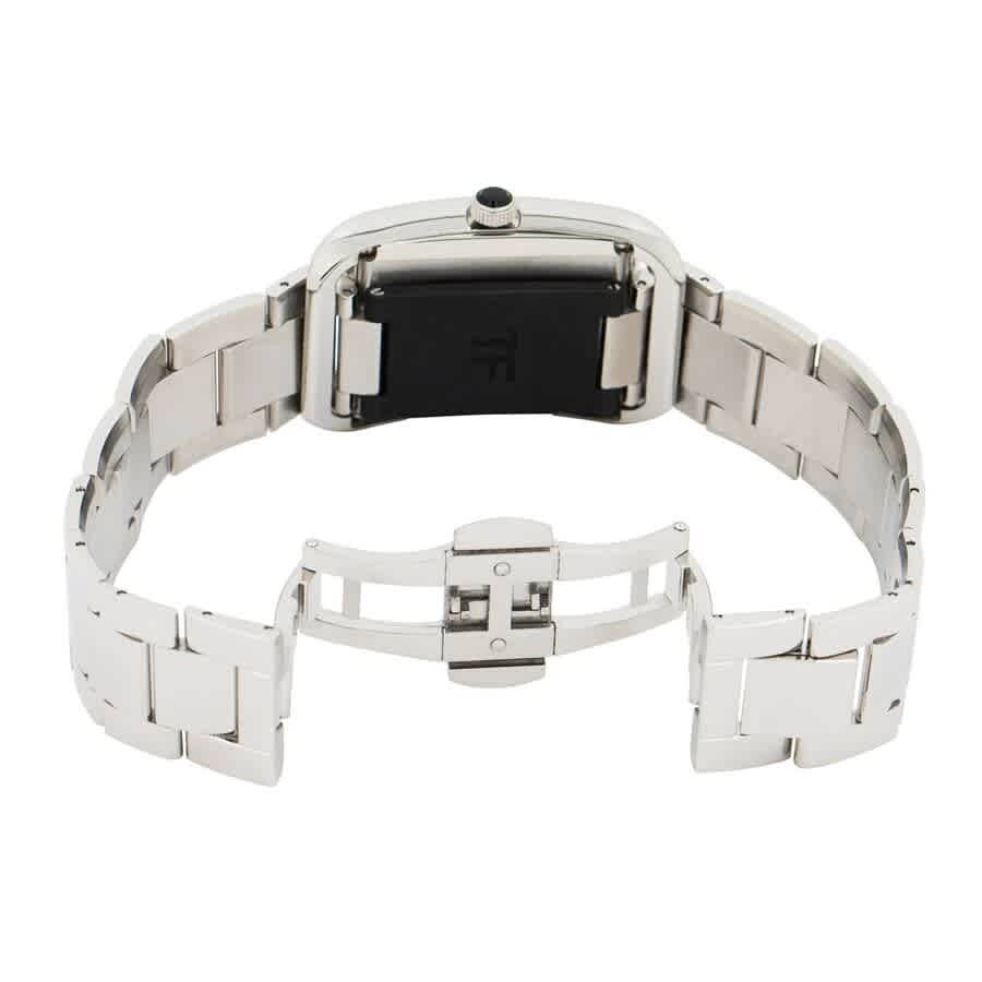 Tom Ford 001 Quartz White Dial Mens Watch TF0120131728 STE