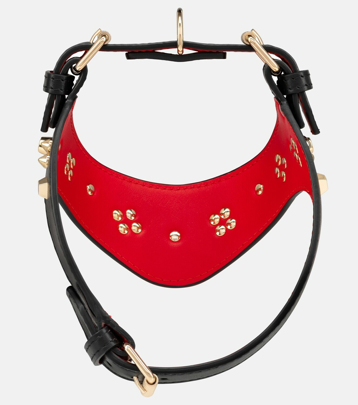 Christian Louboutin Loubiharness embellished leather dog harness