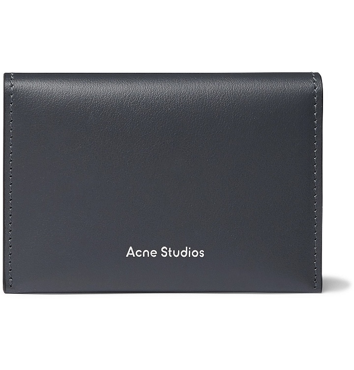 Photo: Acne Studios - Leather Bifold Cardholder - Blue