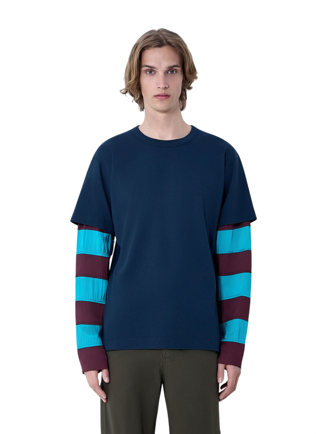 DRIES VAN NOTEN バスケットボールTシャツ Dries Van Noten Black Len Lye Edition Graphic T-Shirt Dries Van Noten