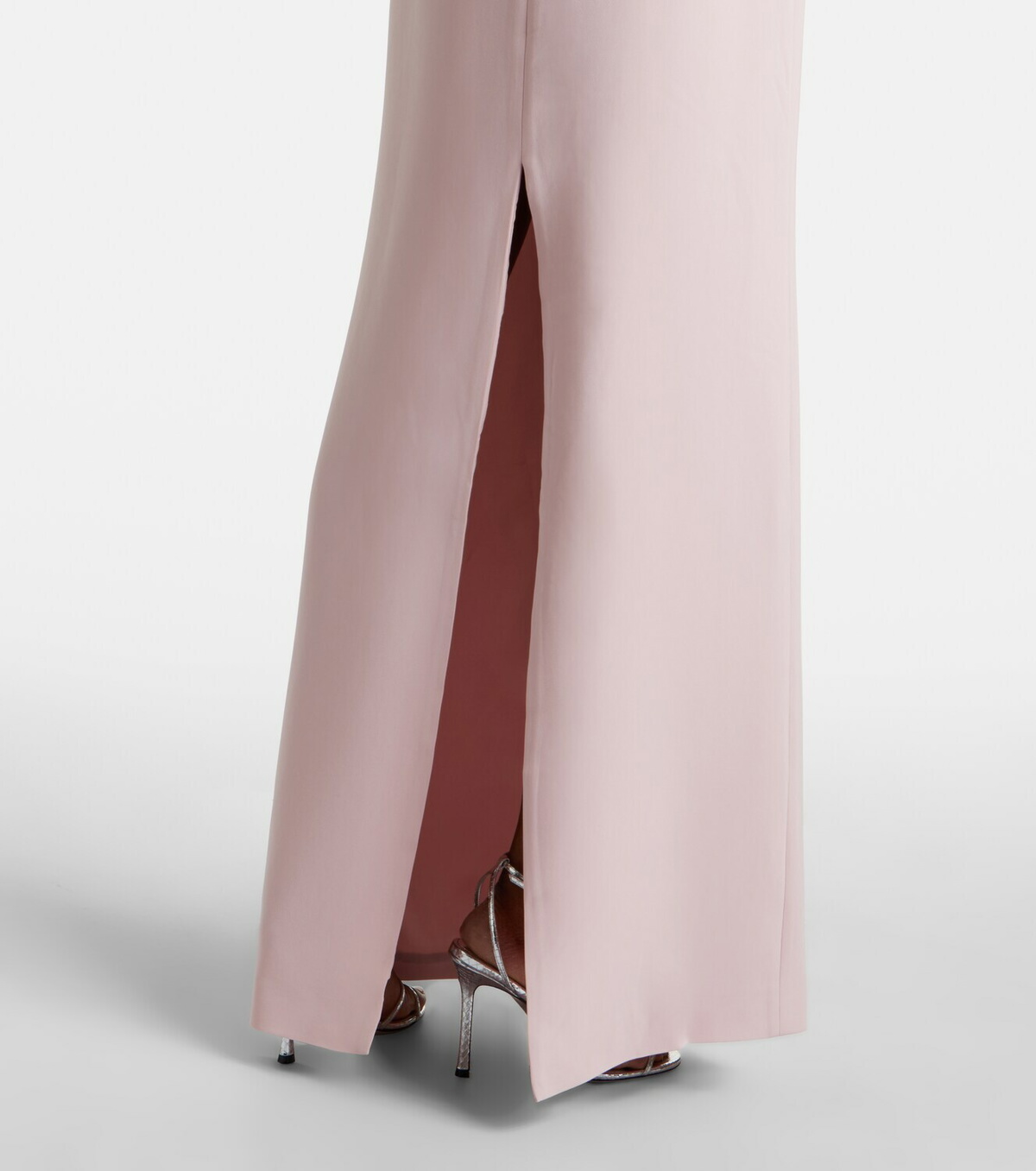 Costarellos Nevina crystal-embellished crêpe gown
