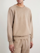 Les Tien - Garment-Dyed Cotton-Jersey Sweatshirt - Neutrals