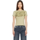 Diesel Khaki Slim Jersey Graphic Print T-shirt