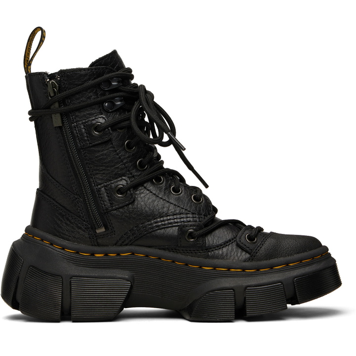 Photo: Dr. Martens Black DMXL 8-Eye Leather Boots