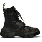Dr. Martens Black DMXL 8-Eye Leather Boots