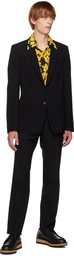 Dries Van Noten Black Wool Suit