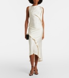 Victoria Beckham Kyra draped midi dress