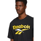 Reebok Classics Black and Yellow Vector T-Shirt