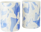 Stories of Italy Blue & White Nougat Tumbler Set
