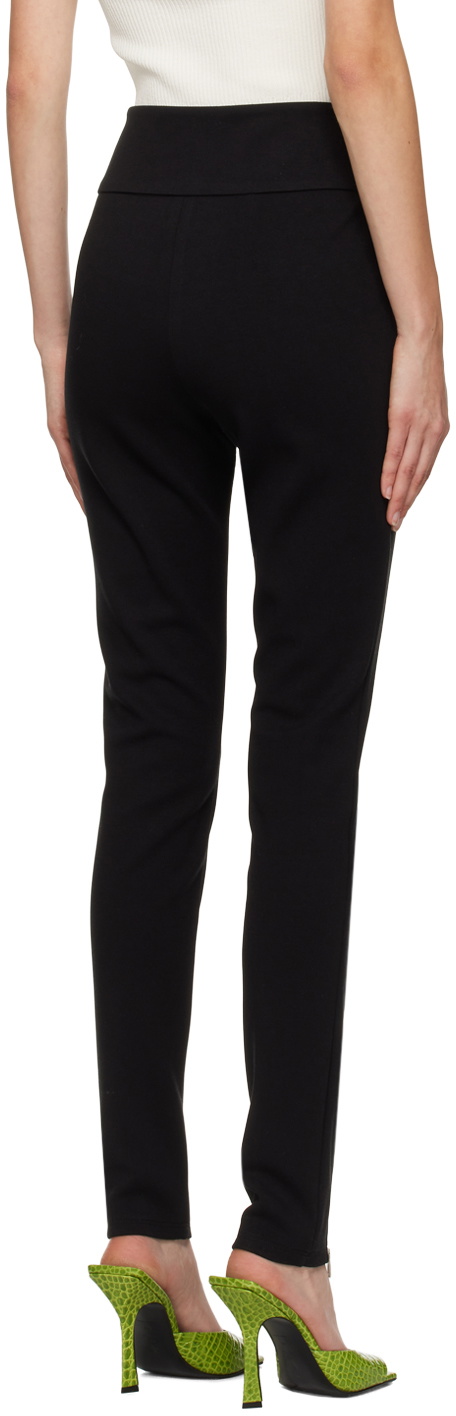 DRAE Black Zip Cuff Trousers
