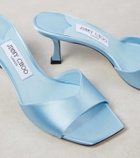 Jimmy Choo Skye 70 satin mules