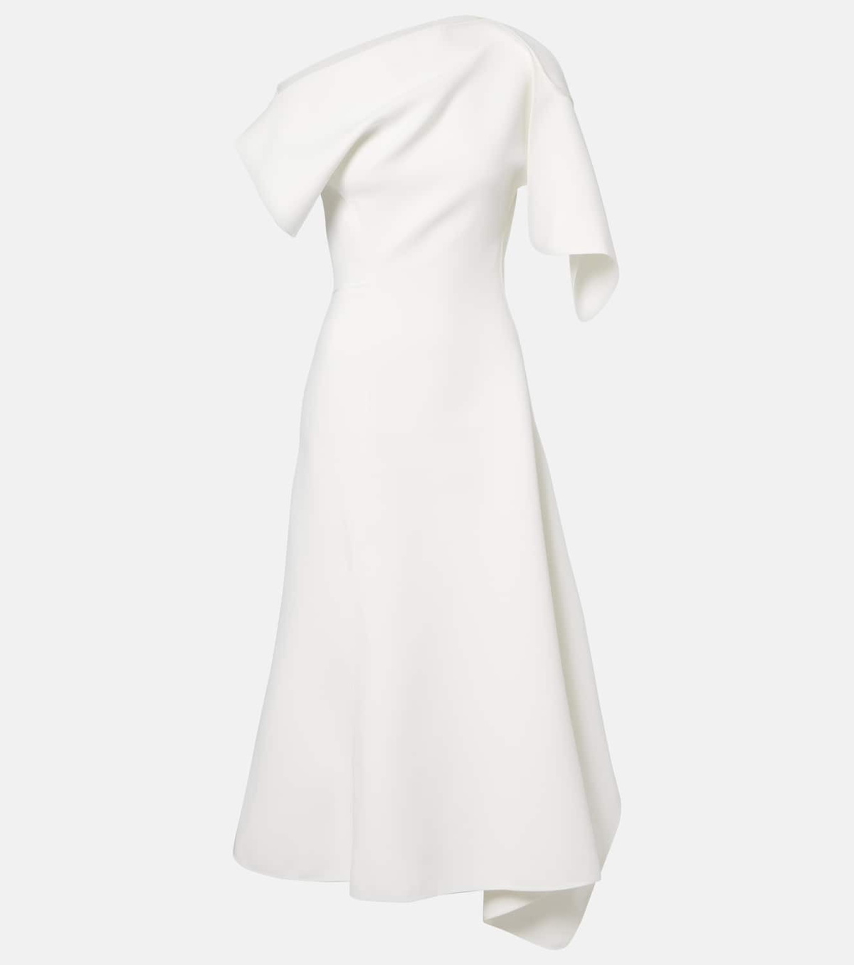 Maticevski Diadem draped asymmetric midi dress