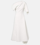Maticevski Diadem draped asymmetric midi dress