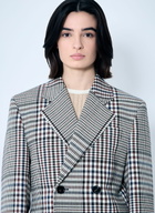 Bottega Veneta Structured Check-Cotton Blazer