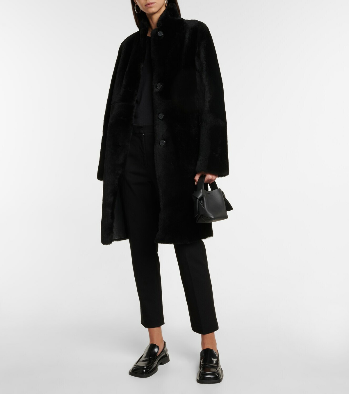 Joseph Britanny reversible leather and shearling coat Joseph