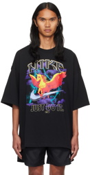 Nike Black Printed T-Shirt