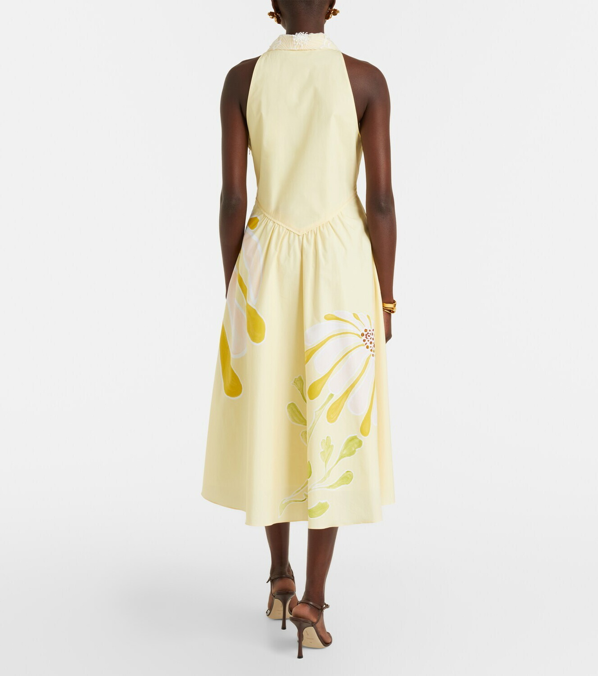 Dorothee Schumacher Floral Power floral cotton-blend midi dress