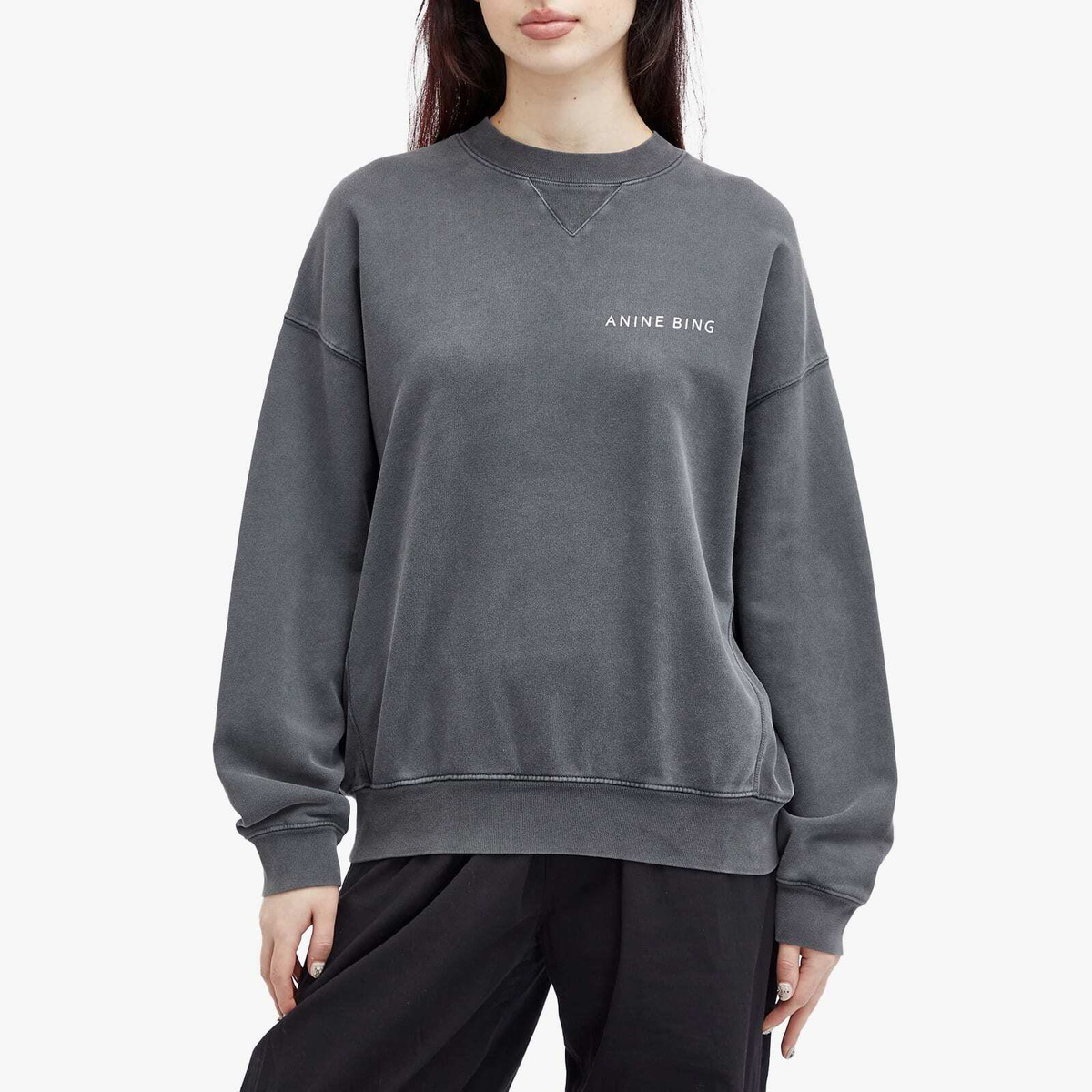 スカーフ ANINE BING ANINE BING Mandy one-shoulder Top | Black | FARFETCH