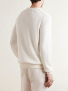 Slowear - Slim-Fit Cotton Sweater - White