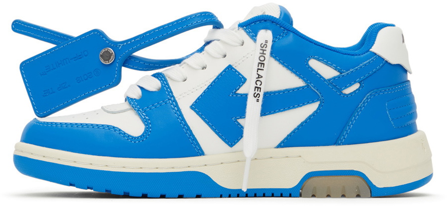 Off-White Blue & White Out Of Office Sneakers Off-White