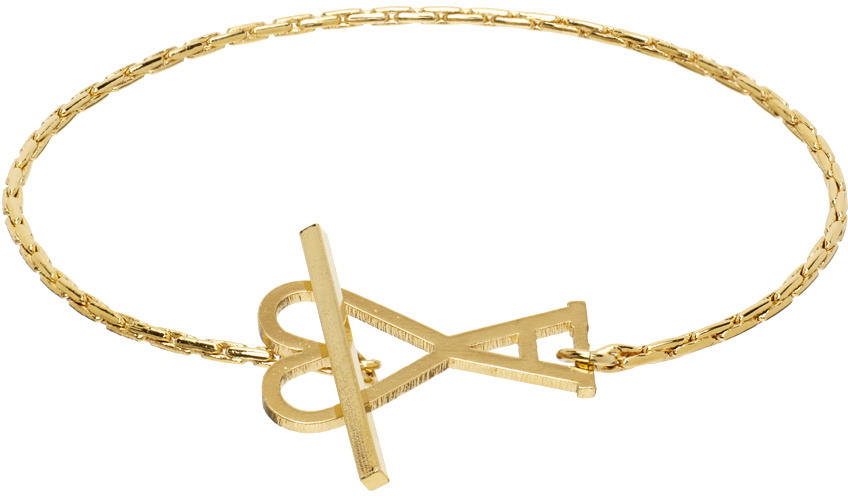 AMI Paris Gold Ami de Cœur Chain Bracelet