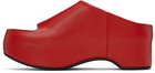 Marni Red Platform Heeled Sandals