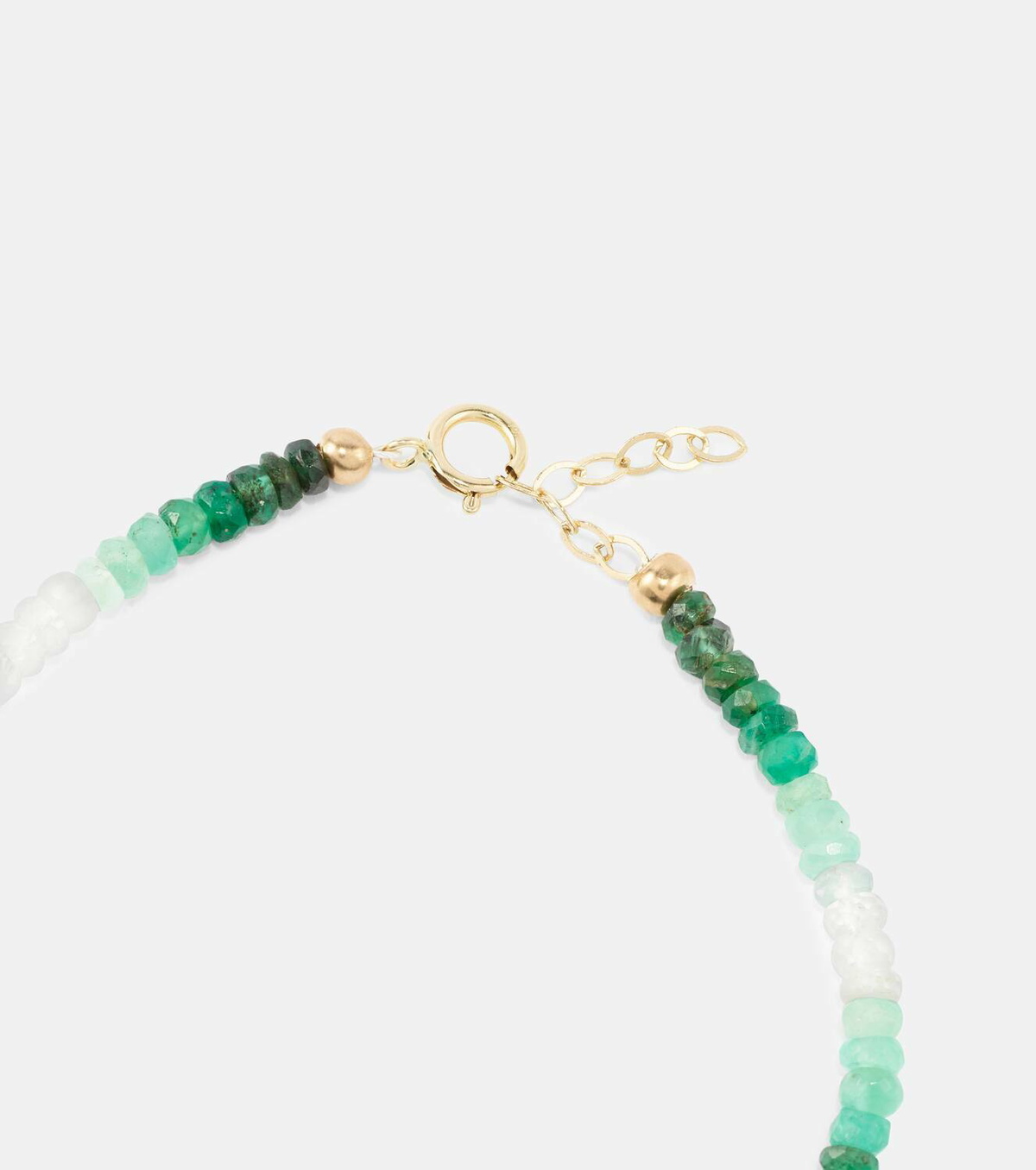 Roxanne First Set of 3 14kt yellow gold bracelets with gemstones