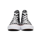 JW Anderson Black Converse Edition All Over Logo Chuck Taylor All Star 70s Hi Sneakers
