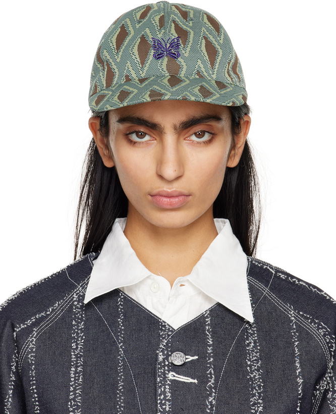 Photo: NEEDLES Green Jacquard Baseball Cap