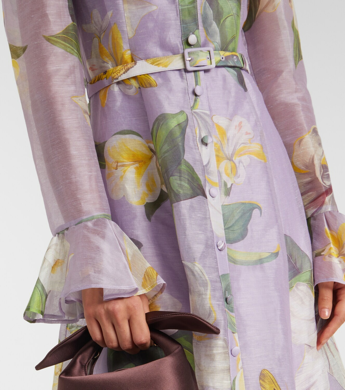 Leo Lin Katrina linen-blend shirt dress