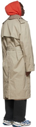 Balenciaga Beige Reversible Trench Coat