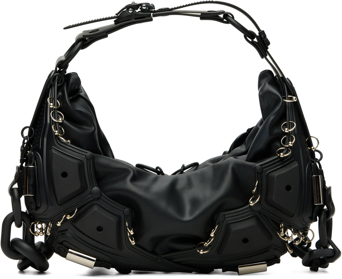 Innerraum Black Object M02 Small Half Moon Bag