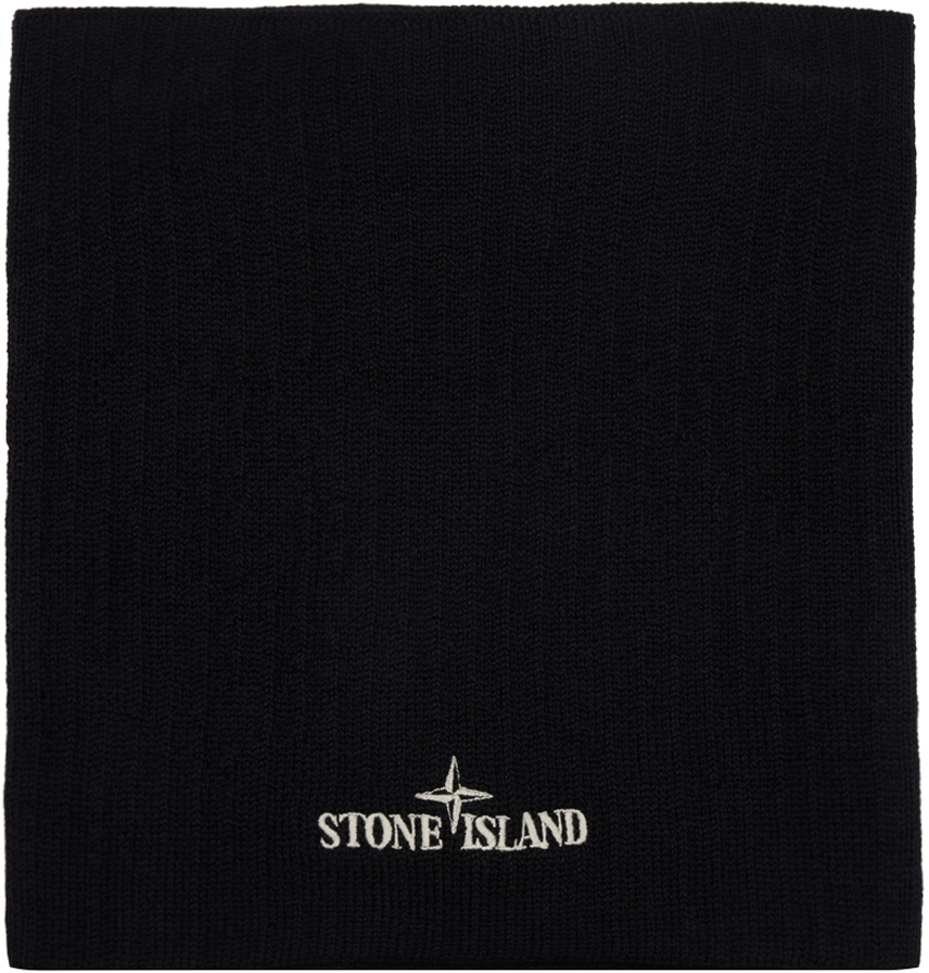 Stone Island Black Knit Snood