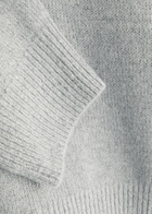 Mki Miyuki Zoku Logo-embroidered Knitted Jumper Light Grey