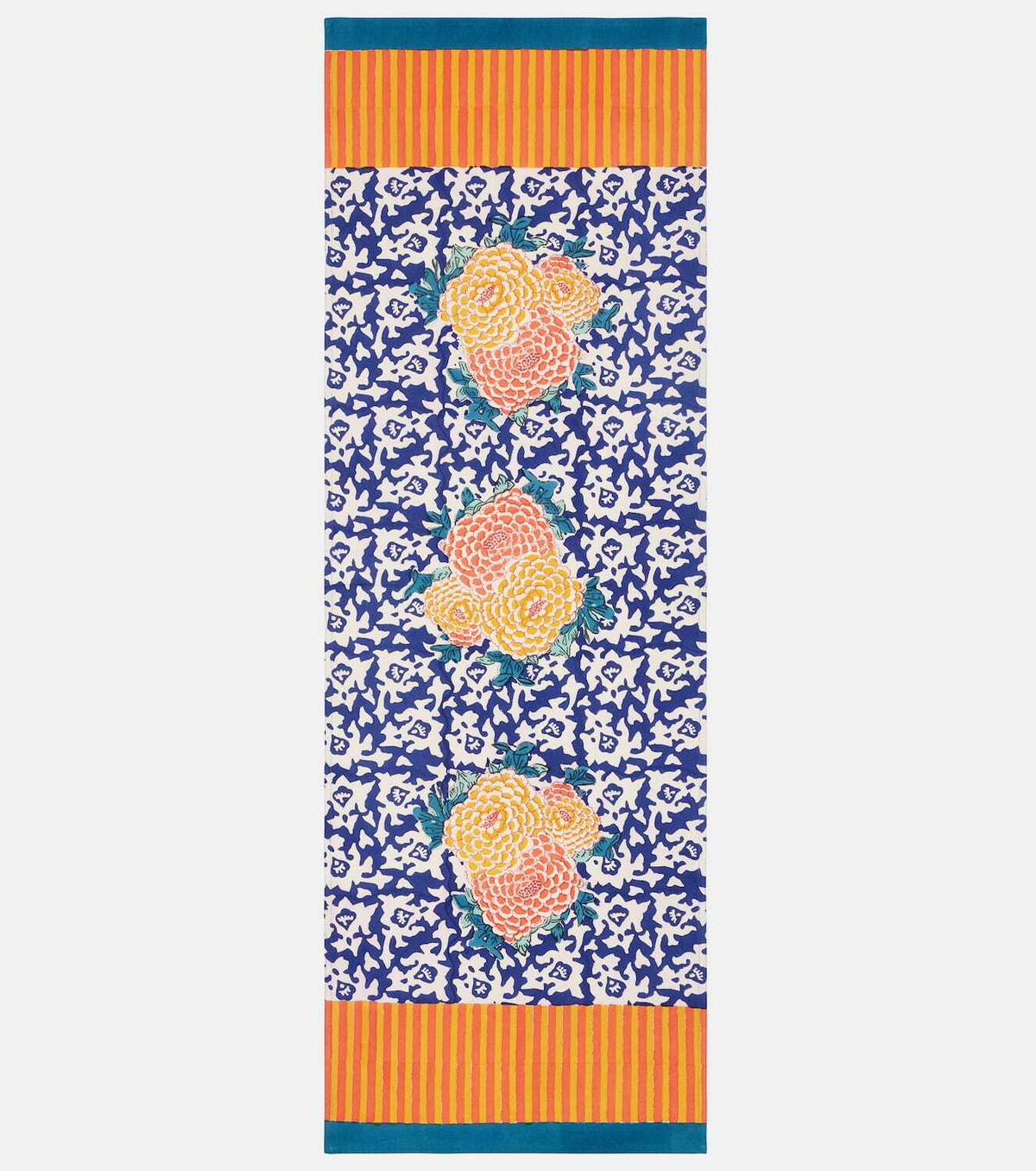 Lisa Corti Arabesque Corolla cotton table runner
