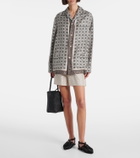 Loro Piana Angelo silk twill Bermuda shorts