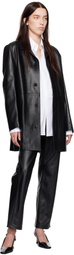Calvin Klein Black Halo Leather Jacket