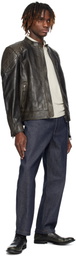 Belstaff Black Outlaw Leather Jacket