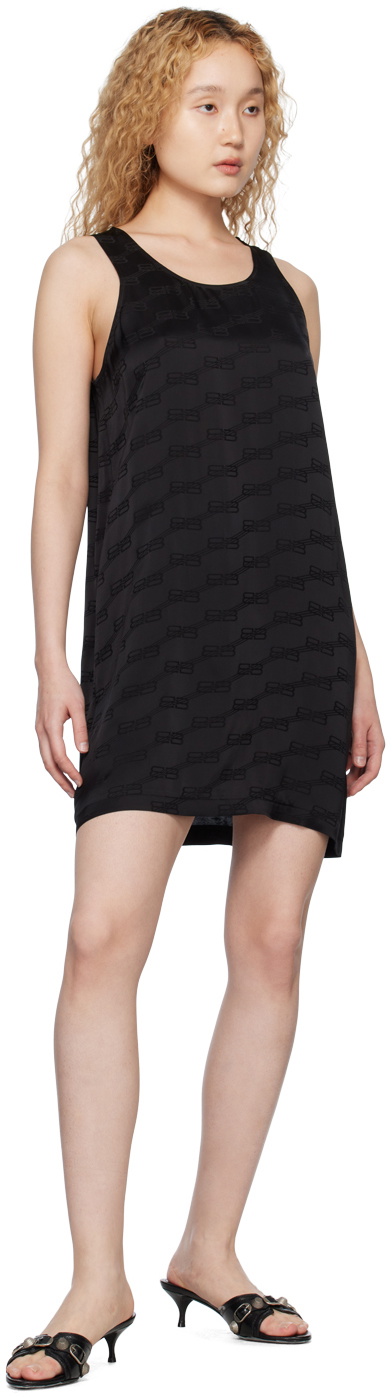 Balenciaga Black BB Monogram Fluid Tank Top