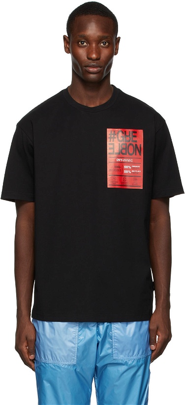 Photo: Moncler Grenoble Black Logo T-Shirt