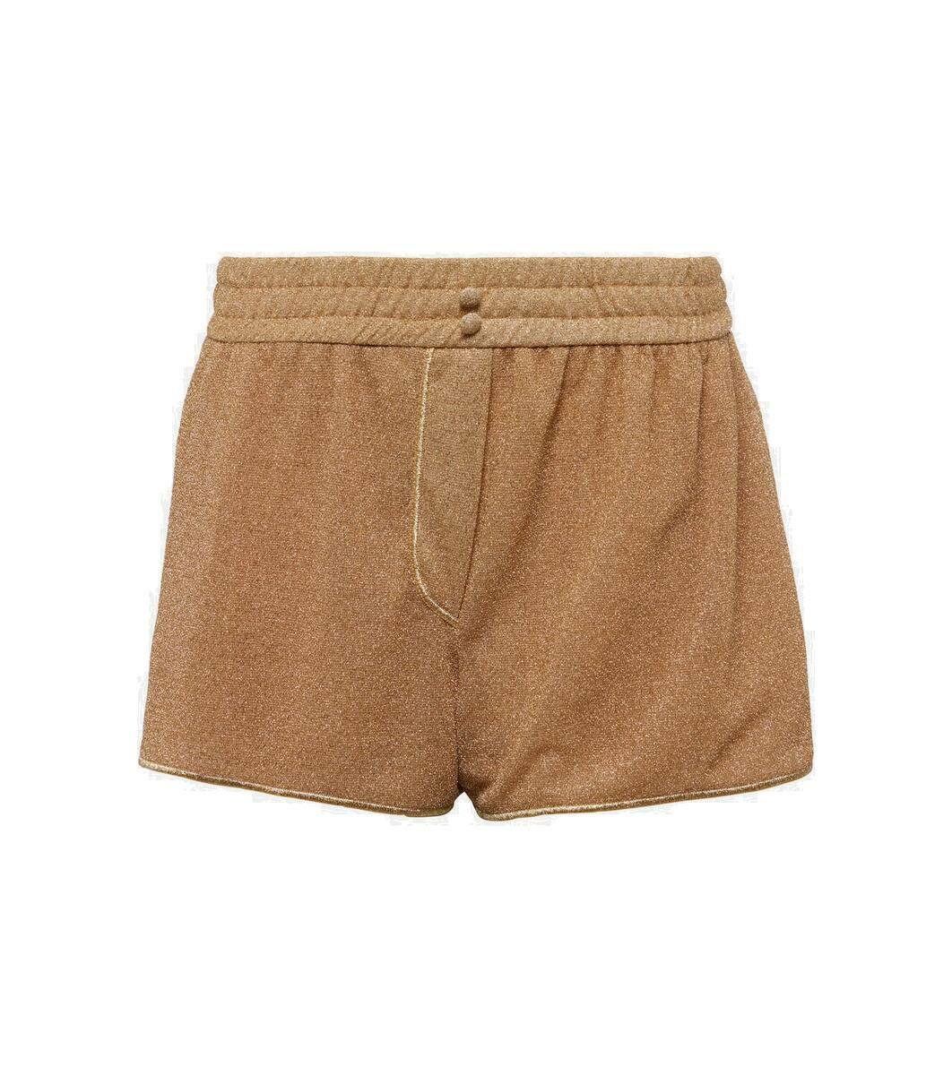 Oséree Lumière lamé shorts Oseree
