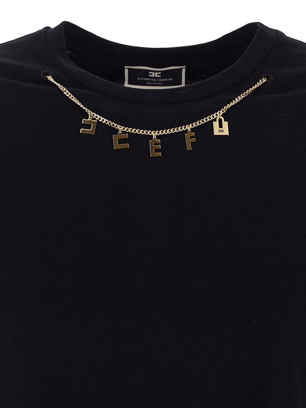 Elisabetta Franchi Chain T Shirt Elisabetta Franchi