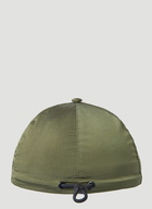 Compass Patch Drawstring Baseball Cap in Green